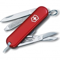 Нож перочинный Victorinox Signature, сталь X55CrMo14, рукоять Cellidor®, красный купить в Абакане