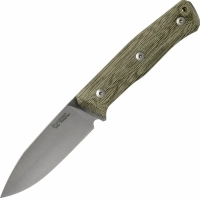 Нож с фиксированным клинком LionSteel B35, сталь Sleipner, рукоять Green canvas micarta купить в Абакане