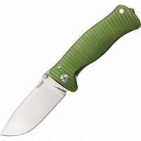 Нож складной LionSteel SR1A GS GREEN, сталь D2 Satin Finish, рукоять алюминий (Solid®), зелёный купить в Абакане