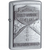 Зажигалка ZIPPO Harley-Davidson® Легенда, с покрытием Street Chrome™ купить в Абакане