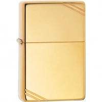 Зажигалка ZIPPO Vintage™ с покрытием High Polish Brass купить в Абакане